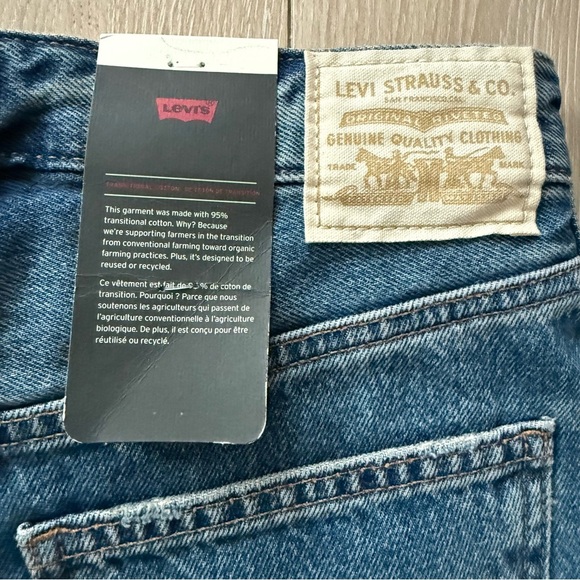 NWT Levi's Ankle Column Slit Denim Maxi Skirt Women’s Size 24 - Picture 9 of 15